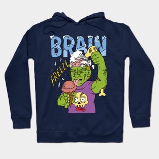 Zombie brain freeze - Halloween Gift Hoodie